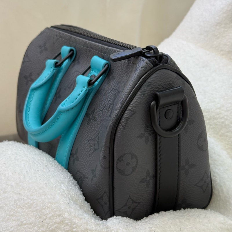 Lv keepall 25冰川藍 ✨最新晶片款-3