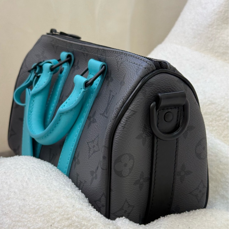 Lv keepall 25冰川藍 ✨最新晶片款-4