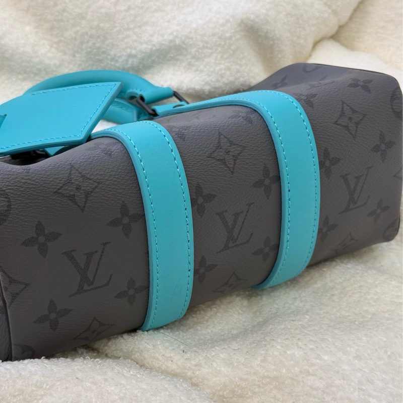 Lv keepall 25冰川藍 ✨最新晶片款-5