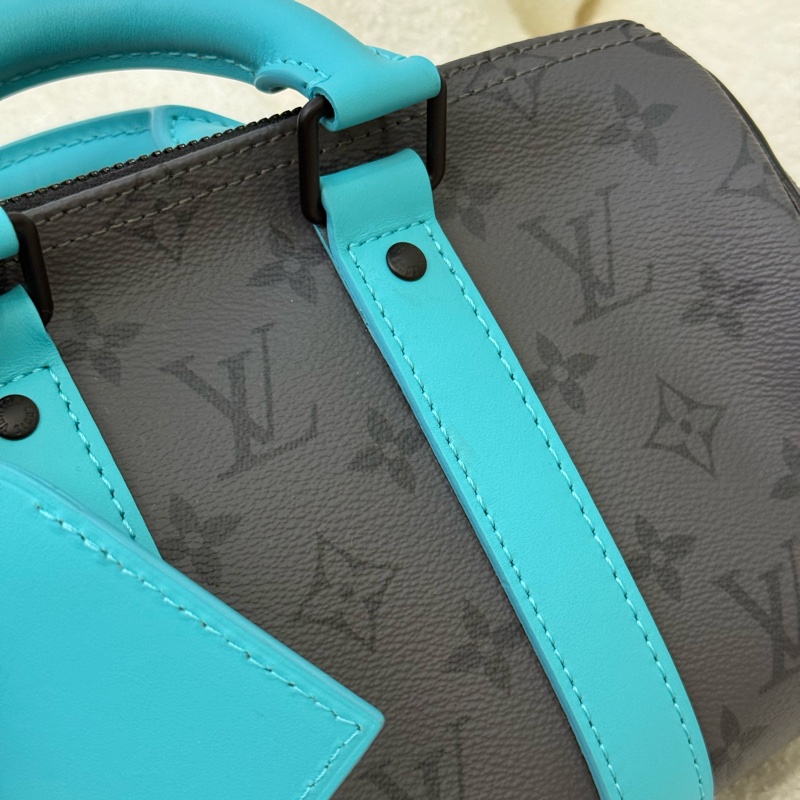 Lv keepall 25冰川藍 ✨最新晶片款-6