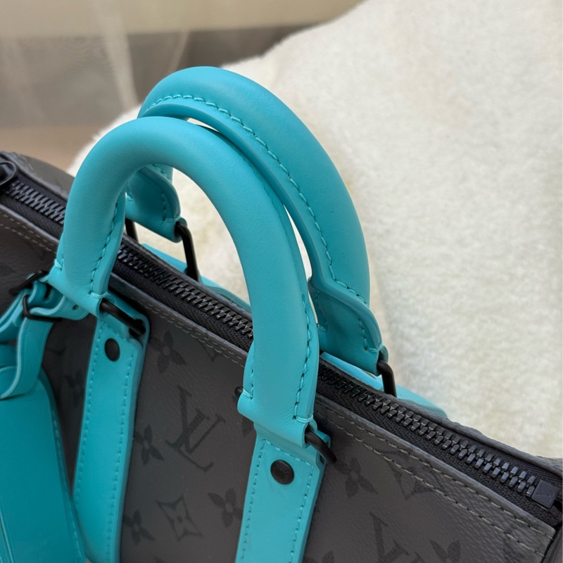Lv keepall 25冰川藍 ✨最新晶片款-10