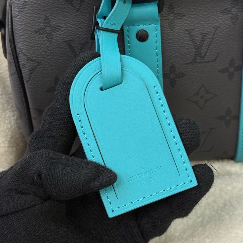 Lv keepall 25冰川藍 ✨最新晶片款-14