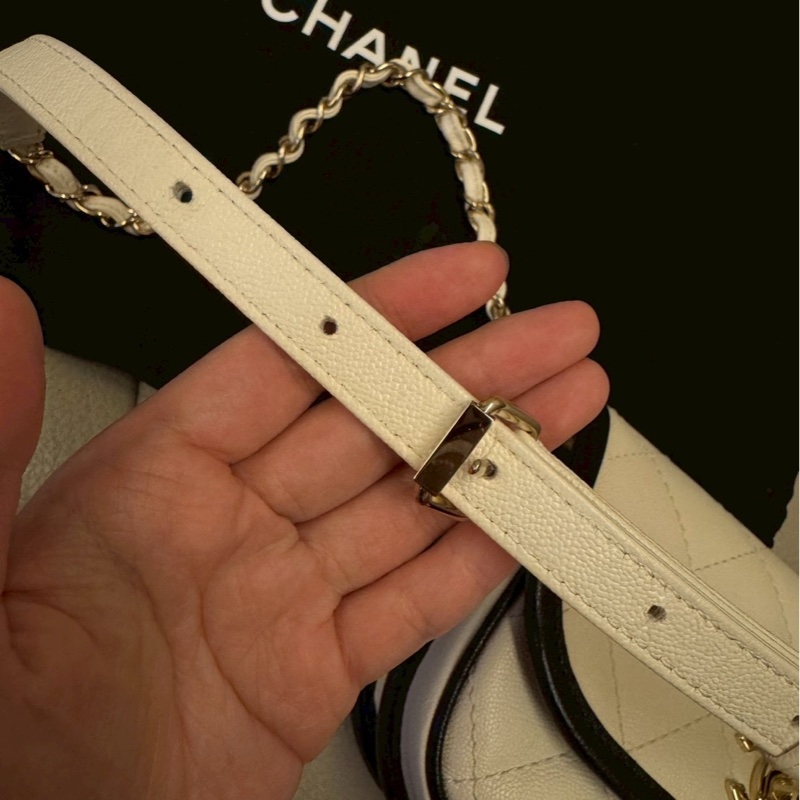 Chanel 香奈兒 熊猫配色 郵差包 馬鞍包 mini-9