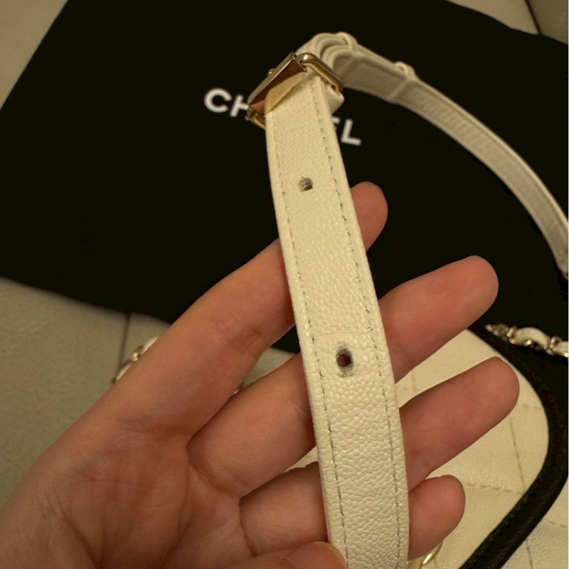Chanel 香奈兒 熊猫配色 郵差包 馬鞍包 mini-10