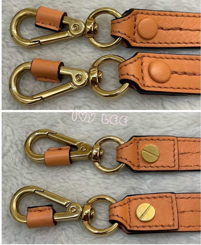 Chloe 牛皮皮革 Faye day bag 鏈扣 斜背包 肩背包 粽橘 粉橘 正品 二手精品-20