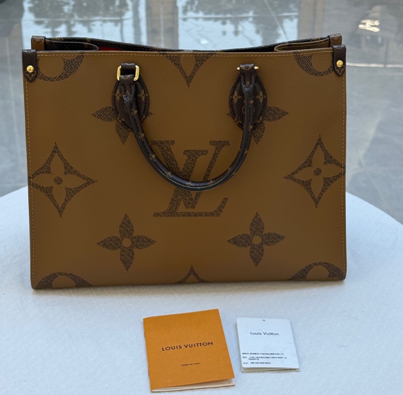 全新全配🈶購證❤️ lv #老花 #onthego #MM #中號-3