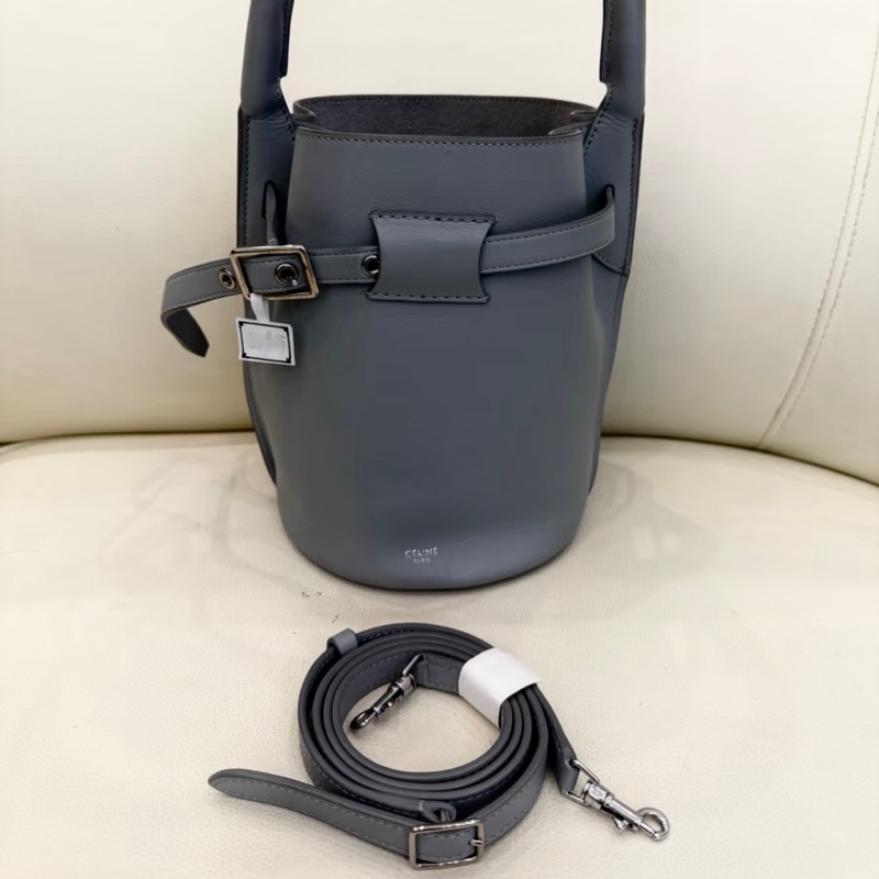 全新🈶購證❤️ celine #水桶包 #錫器灰色 #nano bigbag #bucket-5