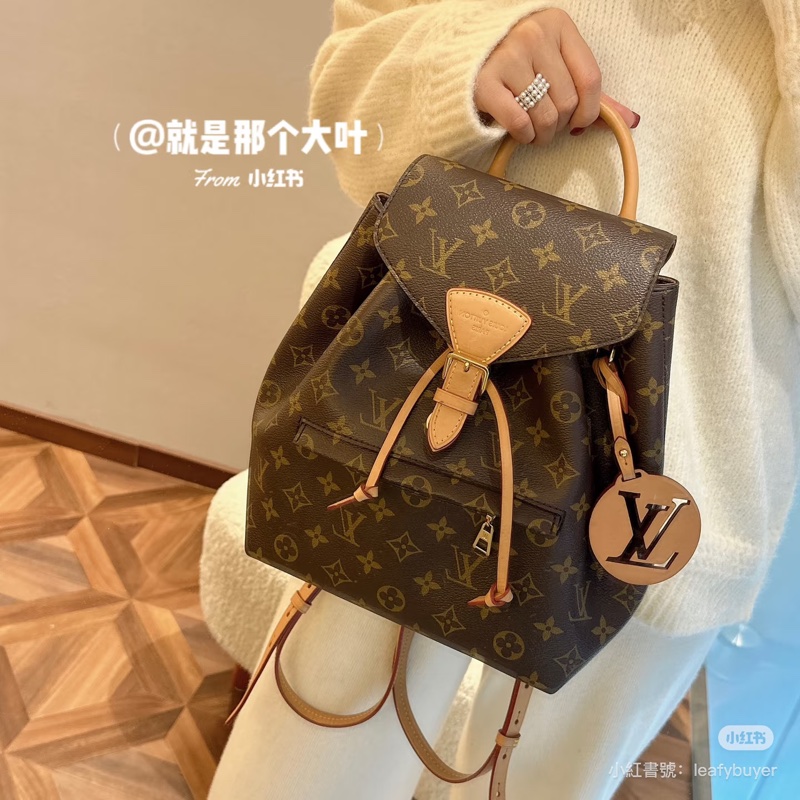 全新全配🈶晶片❤️ lv #老花 #新款 #雙肩包 #小號-4
