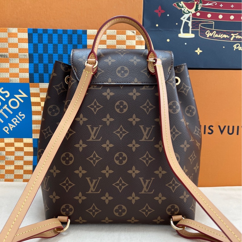 全新全配🈶晶片❤️ lv #老花 #新款 #雙肩包 #小號-7