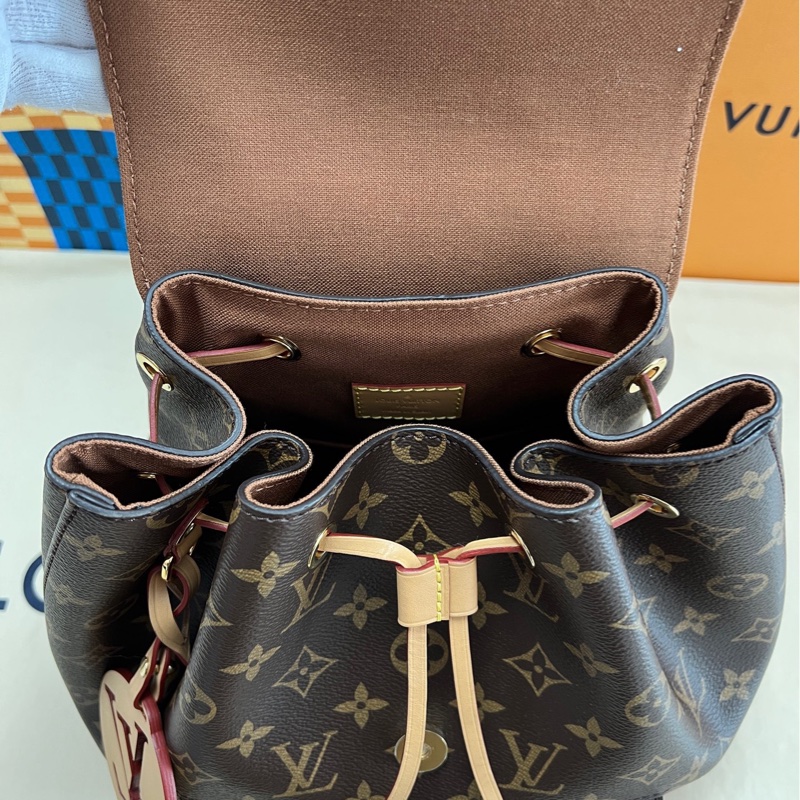 全新全配🈶晶片❤️ lv #老花 #新款 #雙肩包 #小號-10