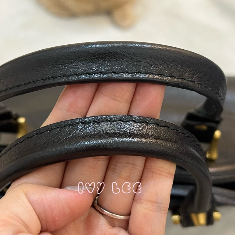 Gucci Libelle 兩用皮革手提包 斜背包 516459 黑色 金 虎頭 正品 二手精品-4