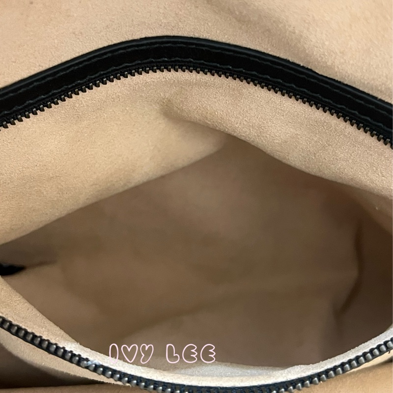 Gucci Libelle 兩用皮革手提包 斜背包 516459 黑色 金 虎頭 正品 二手精品-15
