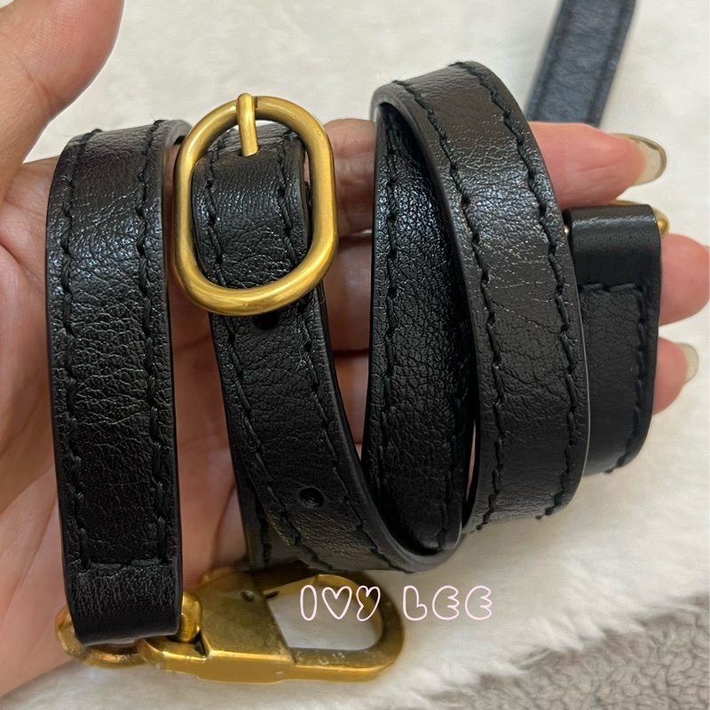 Gucci Libelle 兩用皮革手提包 斜背包 516459 黑色 金 虎頭 正品 二手精品-17