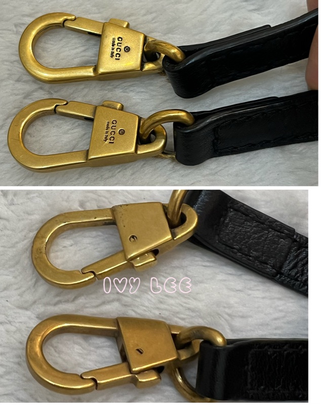 Gucci Libelle 兩用皮革手提包 斜背包 516459 黑色 金 虎頭 正品 二手精品-19