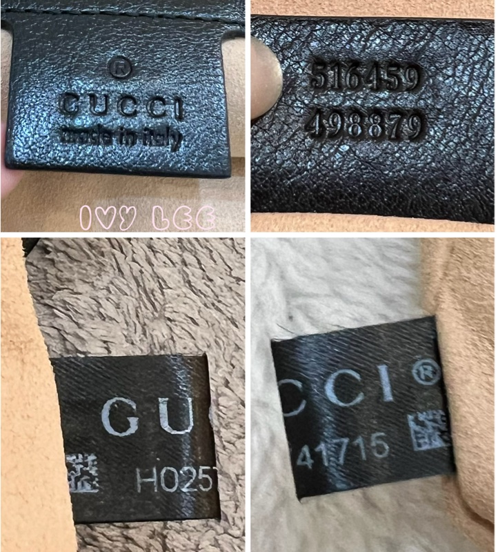 Gucci Libelle 兩用皮革手提包 斜背包 516459 黑色 金 虎頭 正品 二手精品-27
