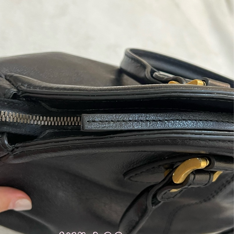 Gucci Libelle 兩用皮革手提包 斜背包 516459 黑色 金 虎頭 正品 二手精品-30