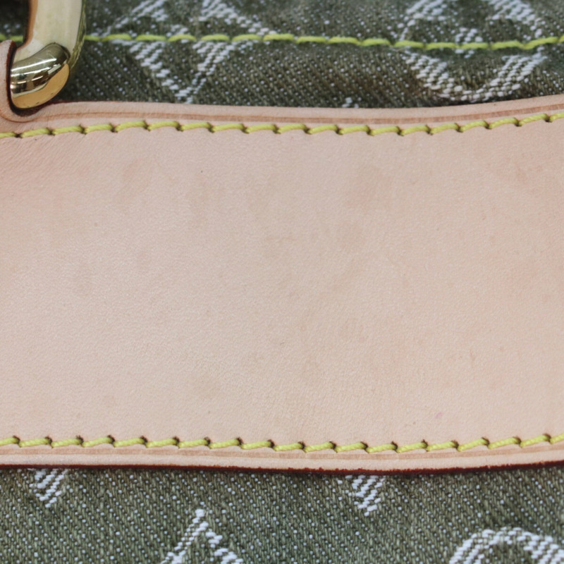 路易威登 M95215 Monogram Denim Lichen Neo Speedy 手提包，卡其色，金色五金，女士款-9