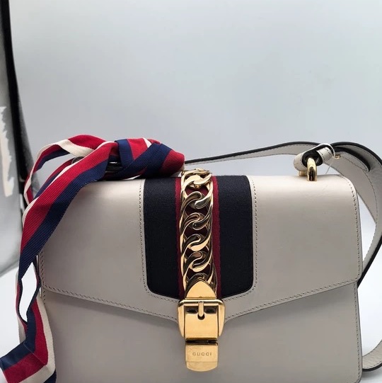 Gucci 塞尔维亚白色中号-5