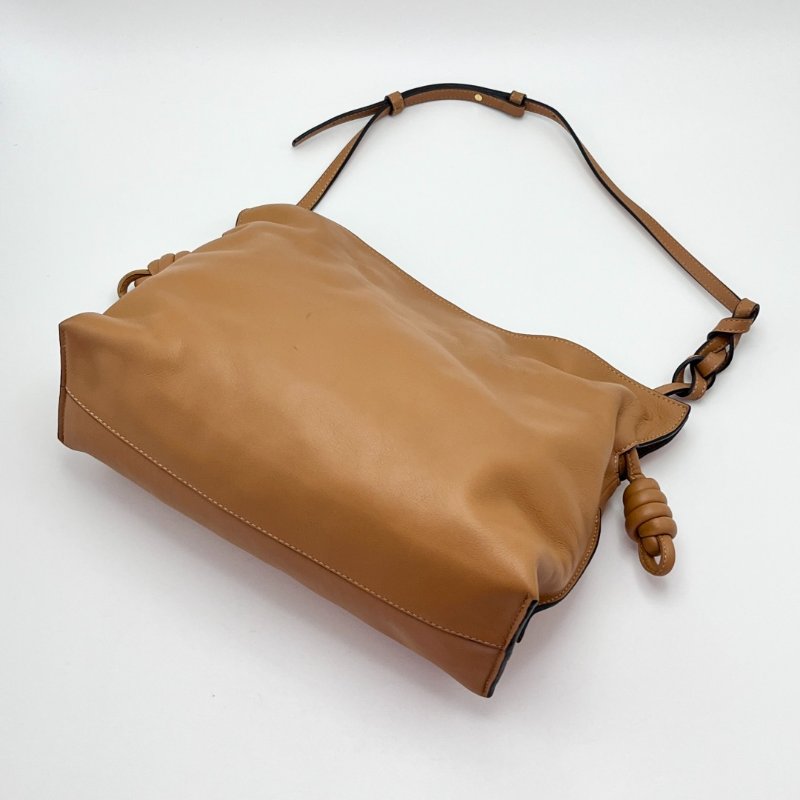LOEWE Flamenco中號肩背斜背福袋包30*24*9 98新配件塵袋-2