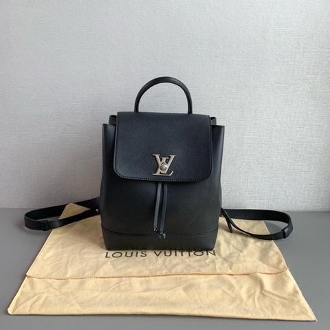 👜LV Lockme｜黑銀雙肩包｜98新｜簡約耐看黑銀百搭