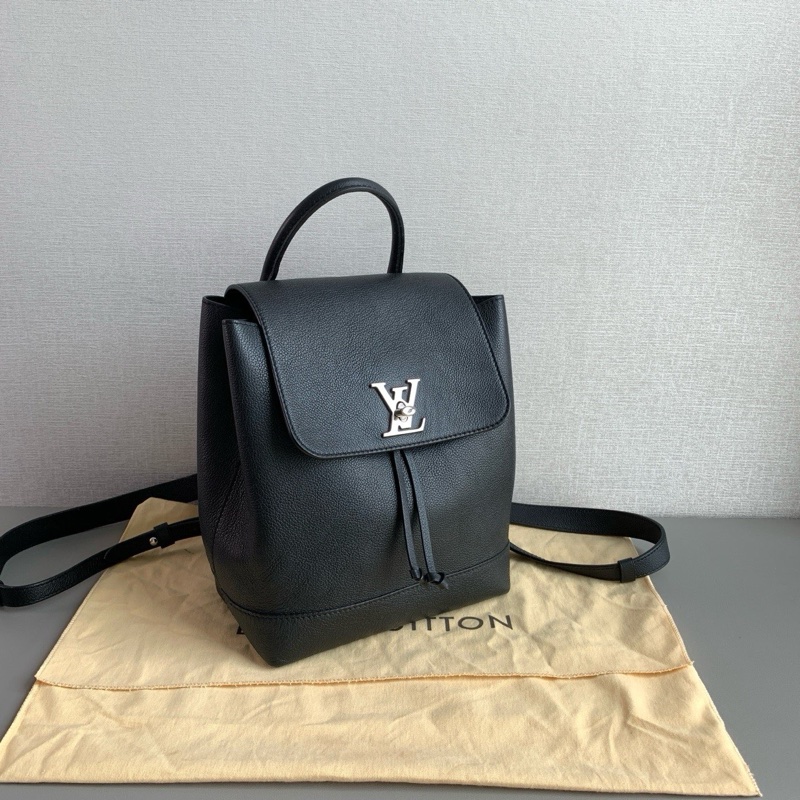 👜LV Lockme|黑銀雙肩包|98新|簡約耐看黑銀百搭-1