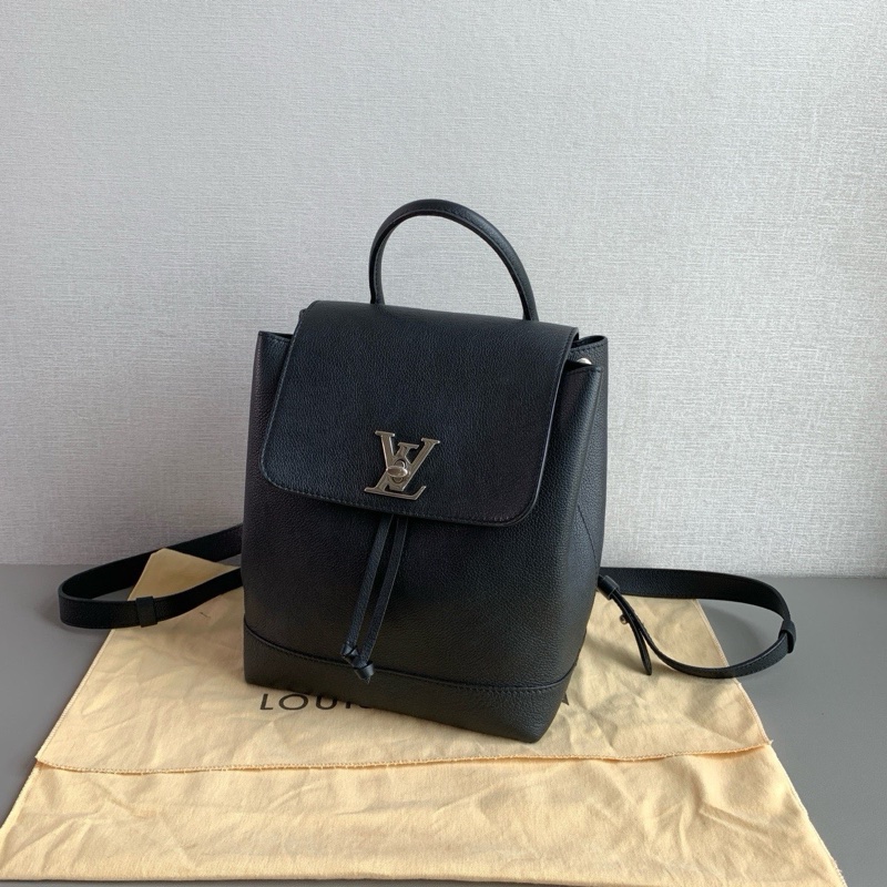 👜LV Lockme|黑銀雙肩包|98新|簡約耐看黑銀百搭-2