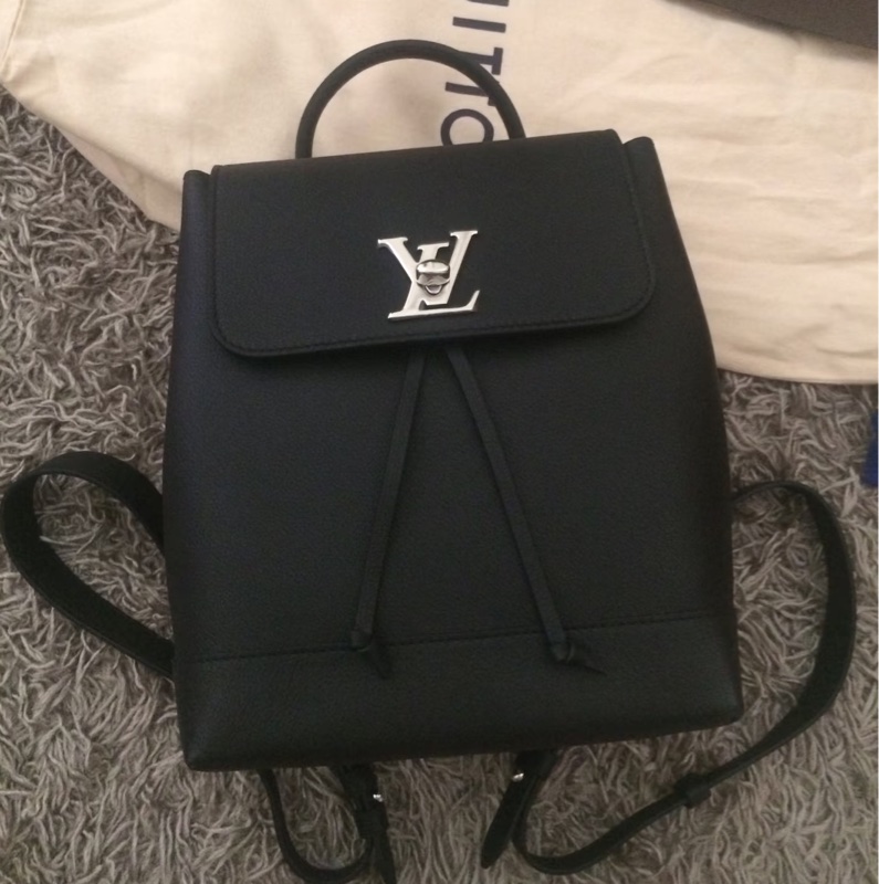 👜LV Lockme|黑銀雙肩包|98新|簡約耐看黑銀百搭-6