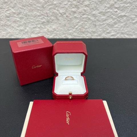 99新Cartier卡地亞Love系列18K玫瑰金窄版滿天星 47號