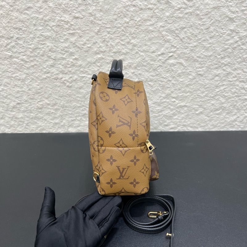 LV路易威登Palm Springs雙肩包mini 老花雙肩包小書包-2