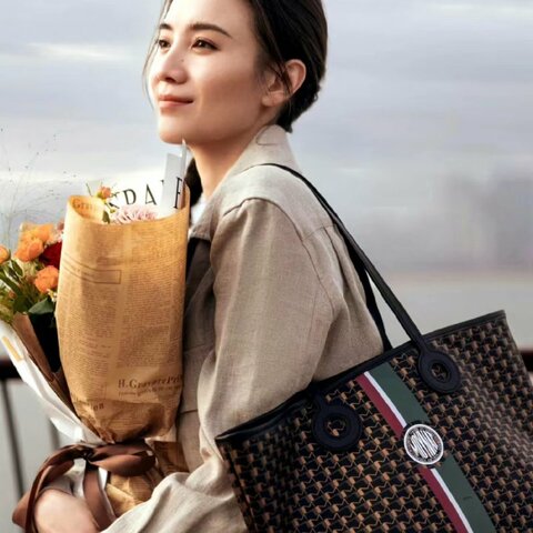 MOYNAT Logo印花托特購物袋 29*23*13 98新配件塵袋