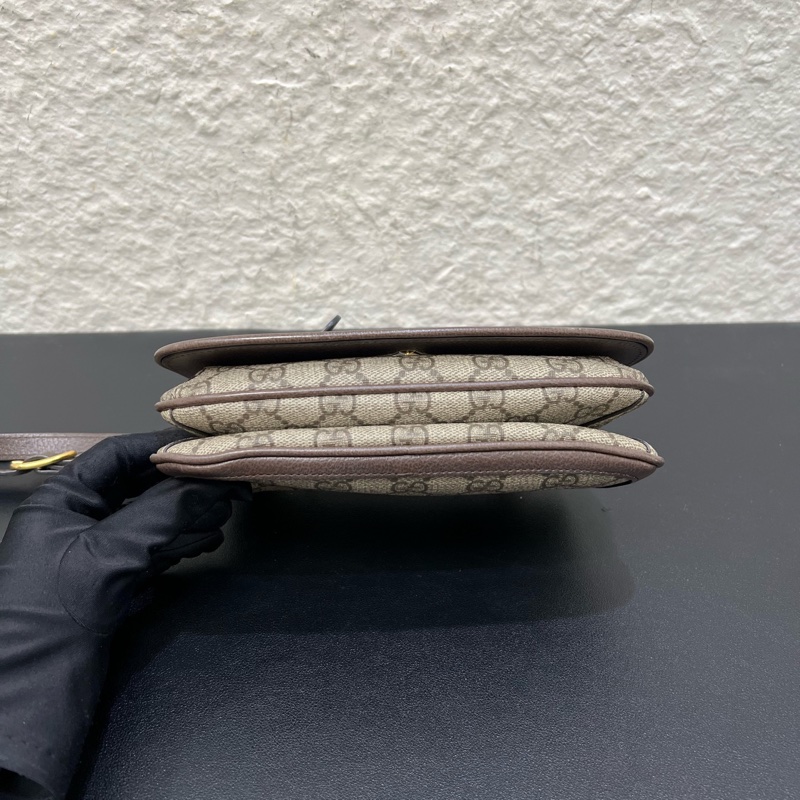 98新Gucci古馳Blondie系列小號 老花滿印手斜挎包-4