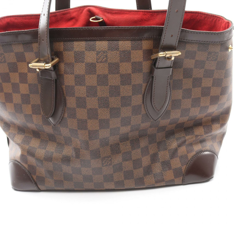 路易威登 Hampstead MM 手提單肩包 N51204 Damier 皮革 Ebene 二手-5