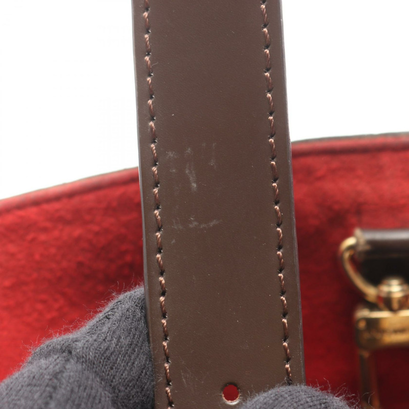 路易威登 Hampstead MM 手提單肩包 N51204 Damier 皮革 Ebene 二手-9