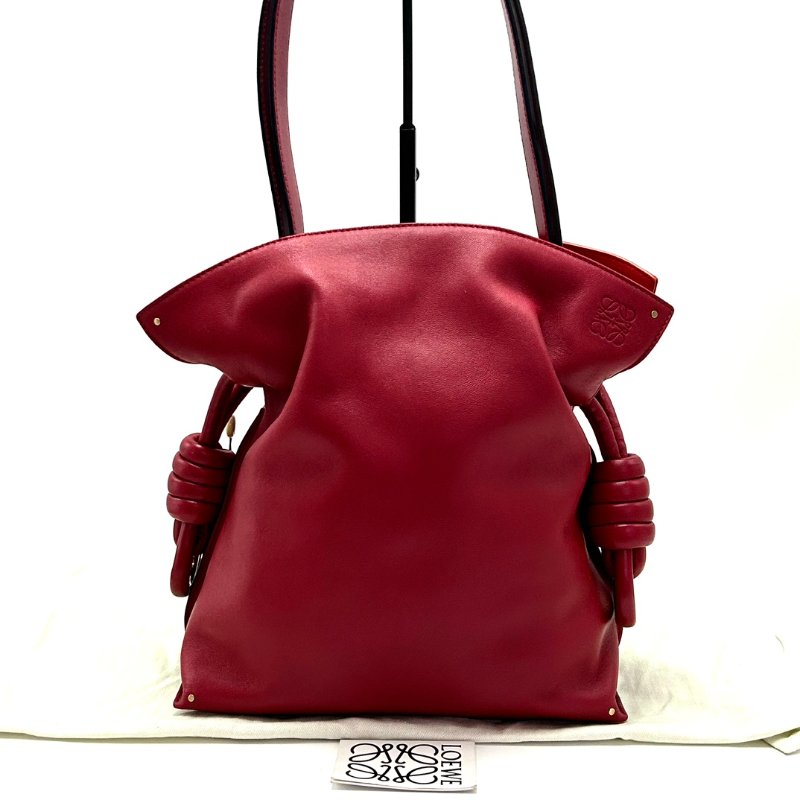 LOEWE Flamenco紅金福袋手提肩背斜背包25.5*19*11 98新配件塵袋-1