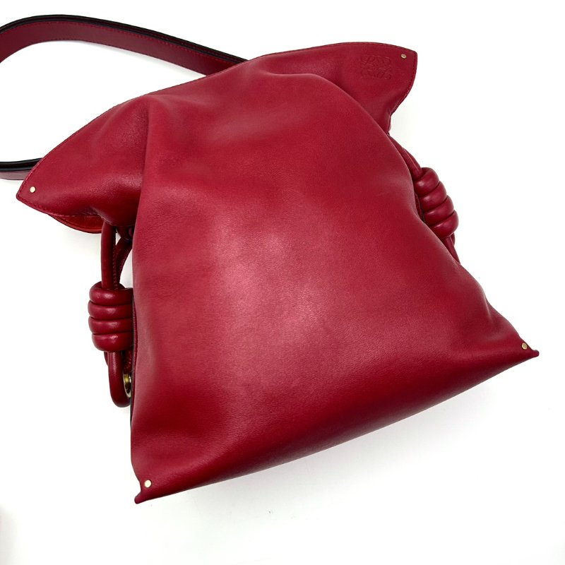 LOEWE Flamenco紅金福袋手提肩背斜背包25.5*19*11 98新配件塵袋-2