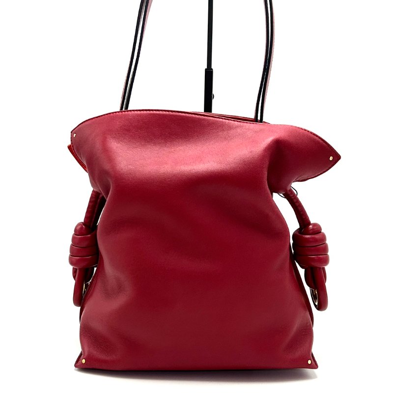 LOEWE Flamenco紅金福袋手提肩背斜背包25.5*19*11 98新配件塵袋-6