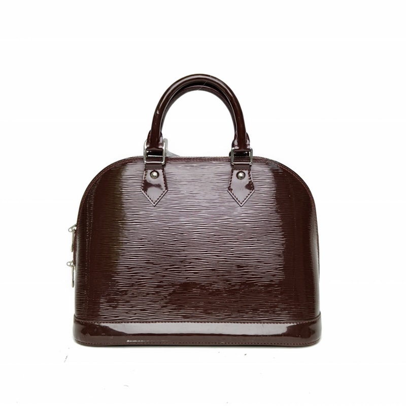 LOUIS VUITTON ALMA貝殼包小號32車厘子紅漆皮2012-2
