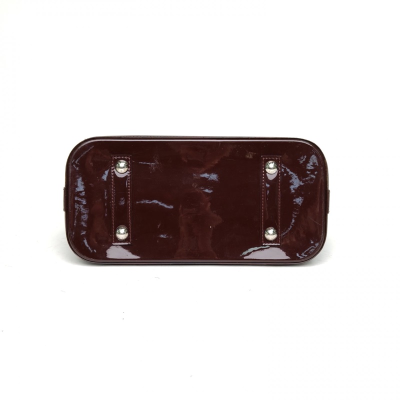 LOUIS VUITTON ALMA貝殼包小號32車厘子紅漆皮2012-3