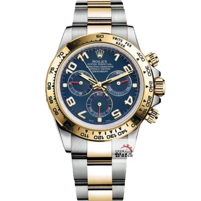 【大眾名錶】 Rolex 勞力士 116503 Daytona 2020/01卡 市場罕見 藍色數字賽車面盤 計時碼錶 錶徑40mm B1325-0