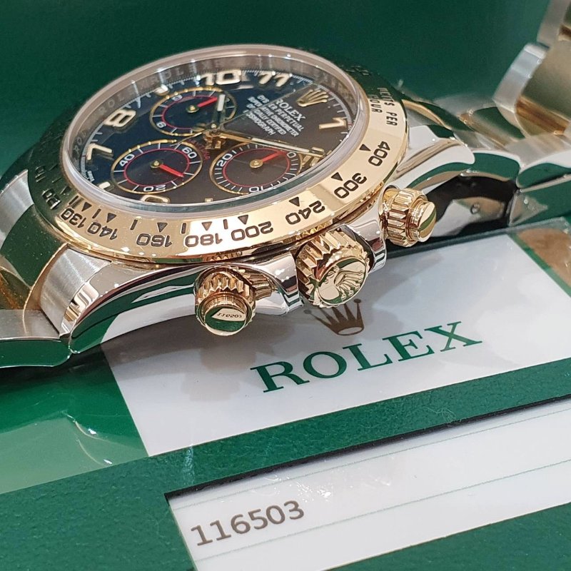【大眾名錶】 Rolex 勞力士 116503 Daytona 2020/01卡 市場罕見 藍色數字賽車面盤 計時碼錶 錶徑40mm B1325-6
