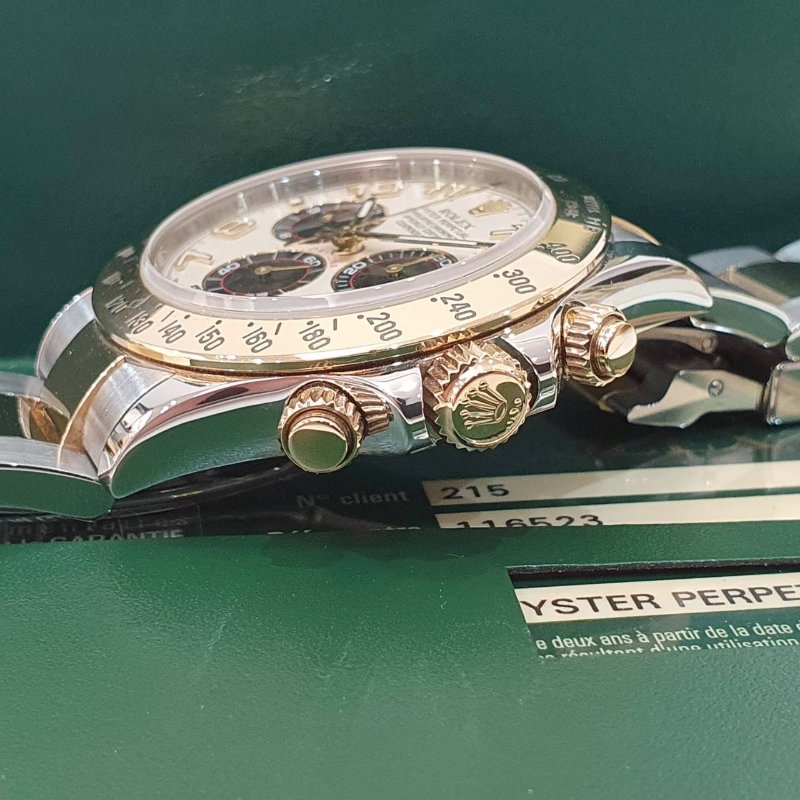 【大眾名錶】 Rolex 勞力士 116523 Daytona 2012/08 停產絕版款 白色熊貓賽車面盤 計時碼錶 錶徑40mm B1326-6