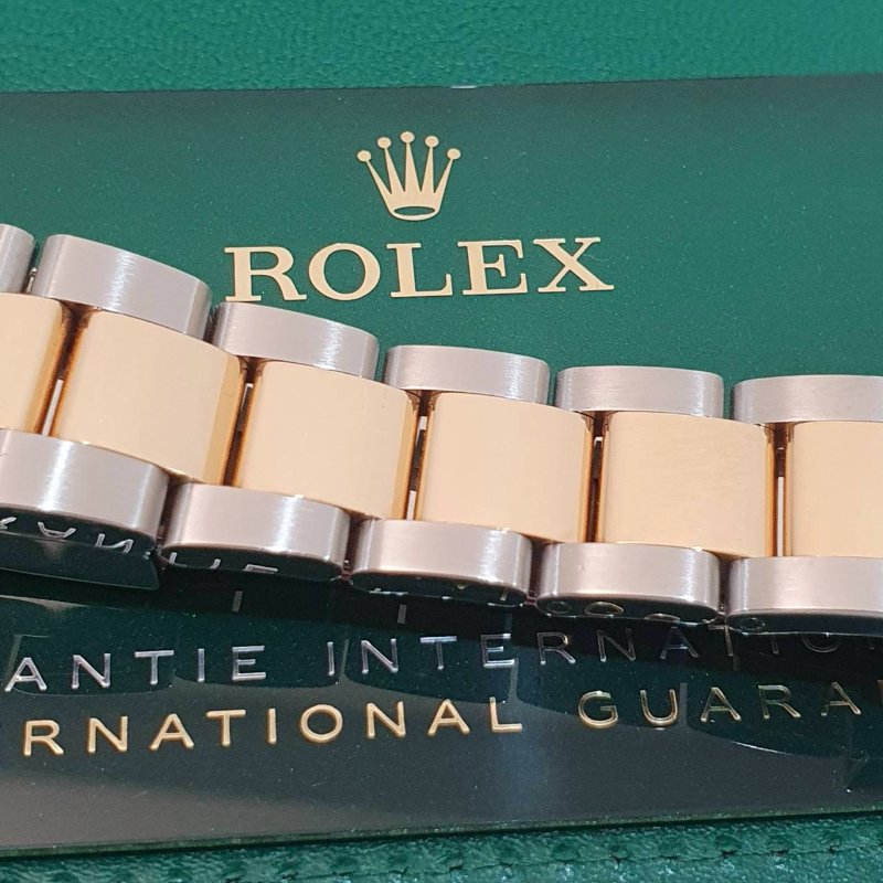 【大眾名錶】 Rolex 勞力士 126503 Daytona 2024/04 最新款 半金迪通拿 黑色8鑽面盤 錶徑40mm B1327-8