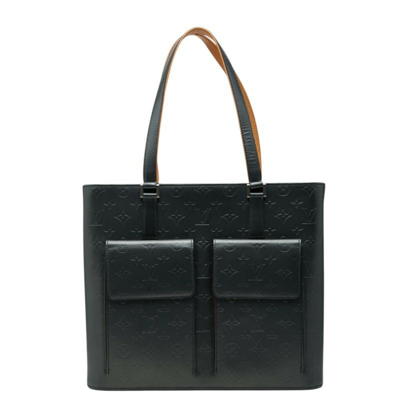 路易威登 Monogram Mat Wilwood 手提包單肩包 M55102 Noir 黑色皮革 女士 LOUIS VUITTON-0