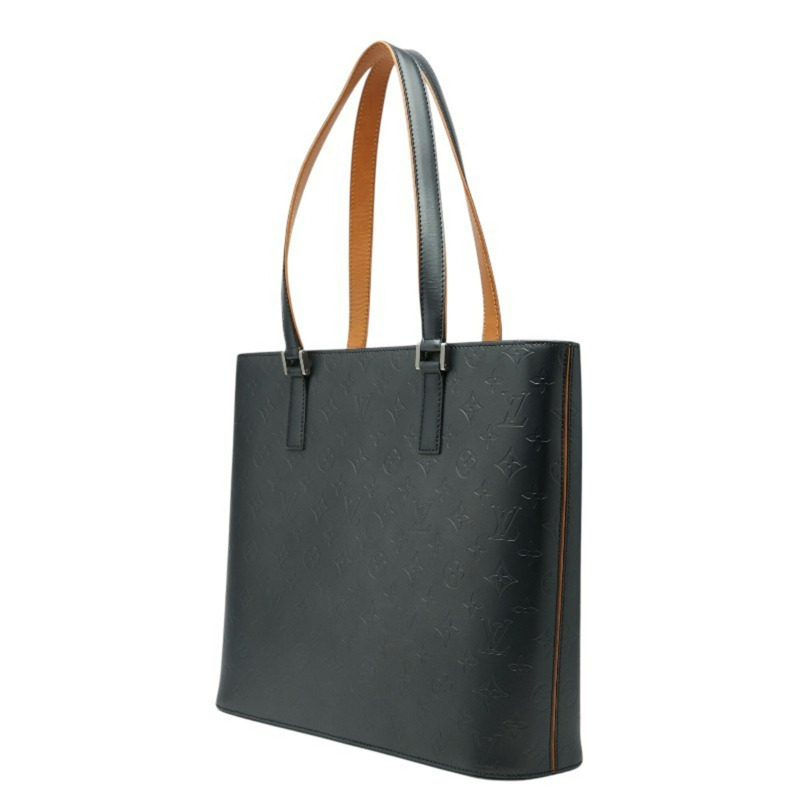 路易威登 Monogram Mat Wilwood 手提包單肩包 M55102 Noir 黑色皮革 女士 LOUIS VUITTON-1