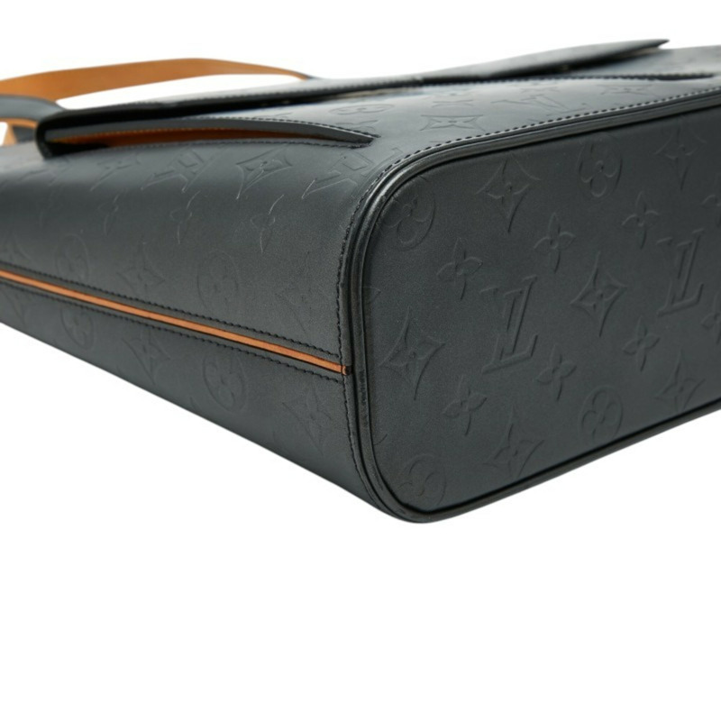 路易威登 Monogram Mat Wilwood 手提包單肩包 M55102 Noir 黑色皮革 女士 LOUIS VUITTON-4