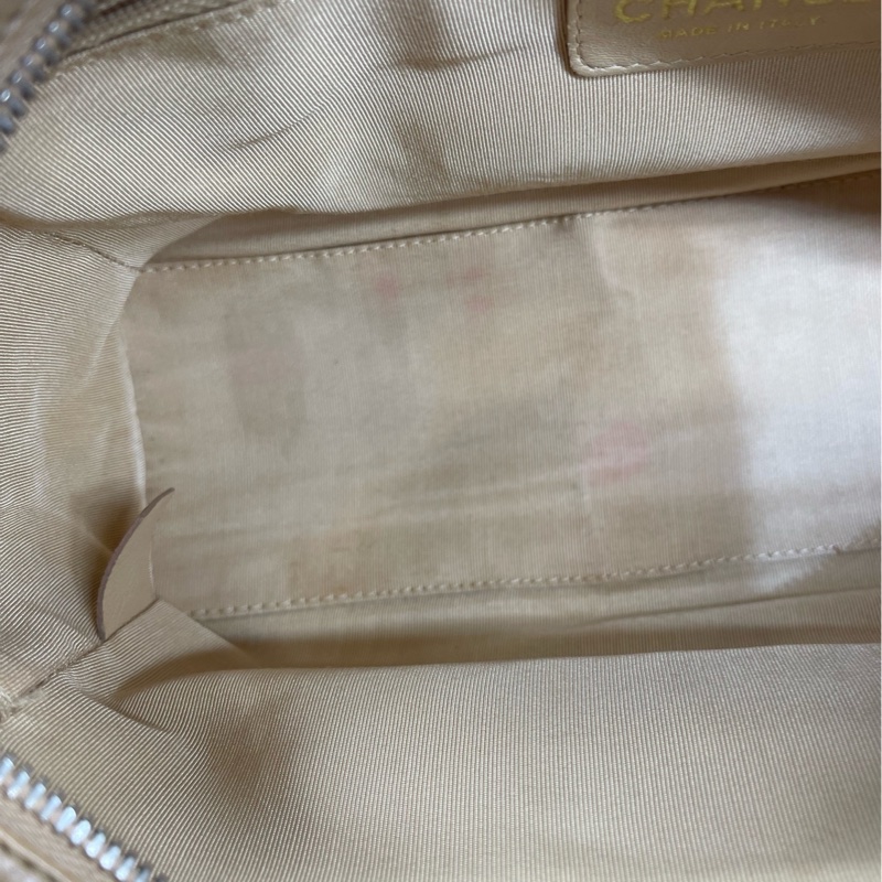 Chanel/香奈兒 03P中古奶茶色保齡球小號 8開 27cm-9