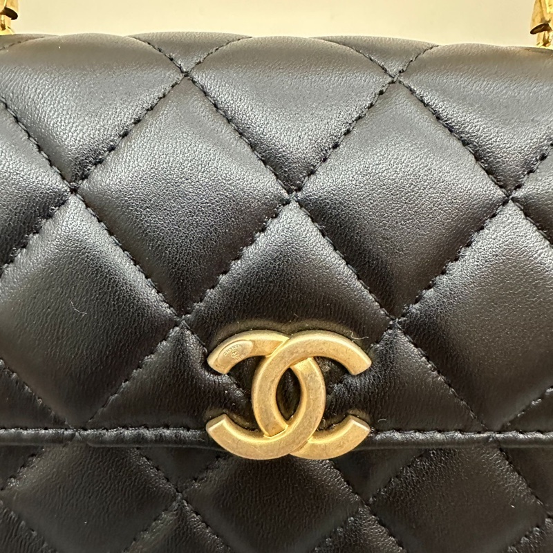 Chanel 22B 琺瑯手柄 中號-2