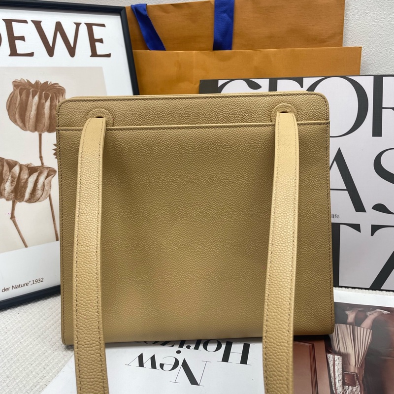 CHANEL香奈兒中古黃色托特包-1