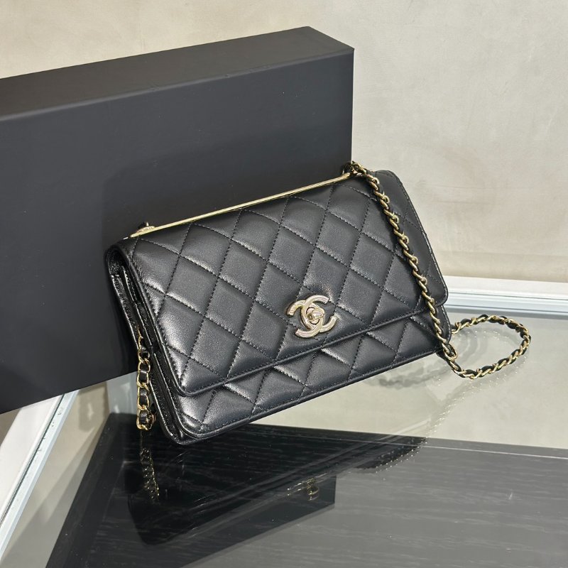 CHANEL Trendy WOC - 黑金-2
