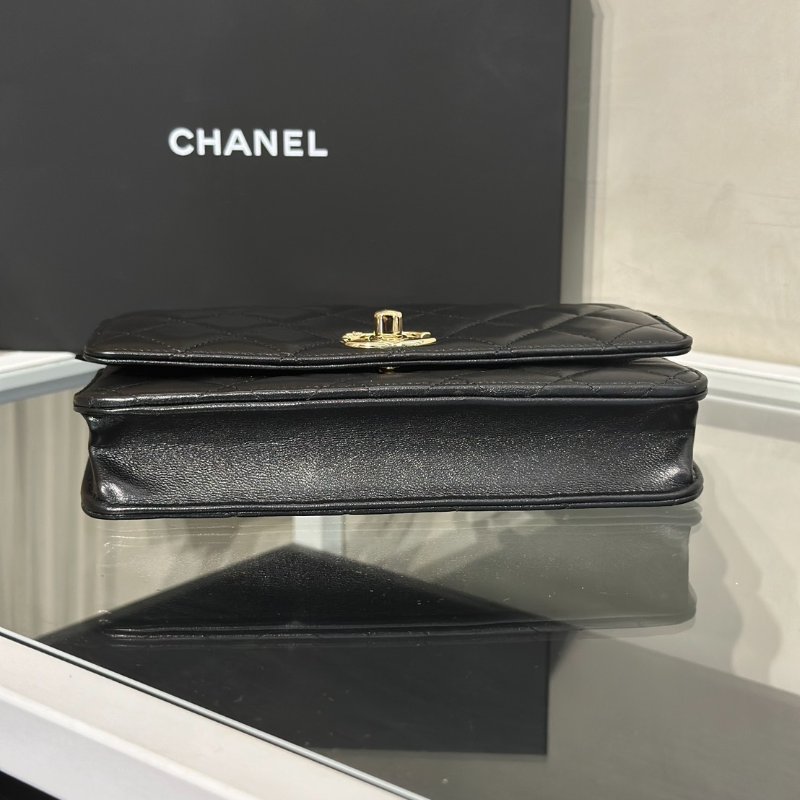 CHANEL Trendy WOC - 黑金-5